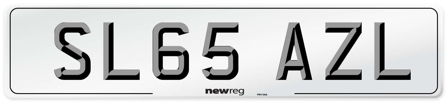 SL65 AZL Number Plate from New Reg